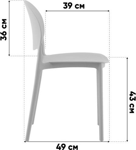 Изображение товара Стул Stool Group Briny (темно-бирюзовый)
