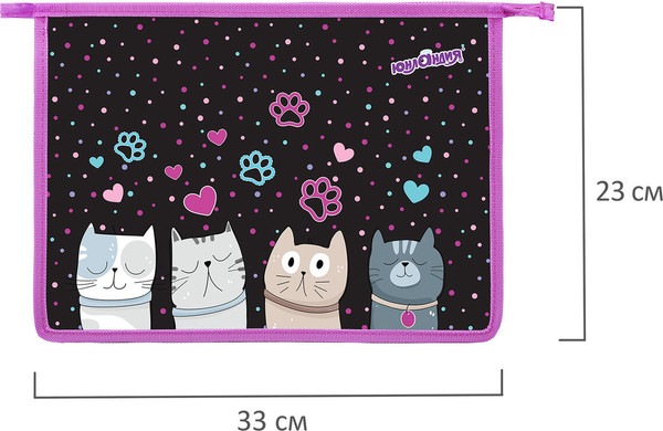 Изображение товара Папка для тетрадей Юнландия Cat Squad / 273347