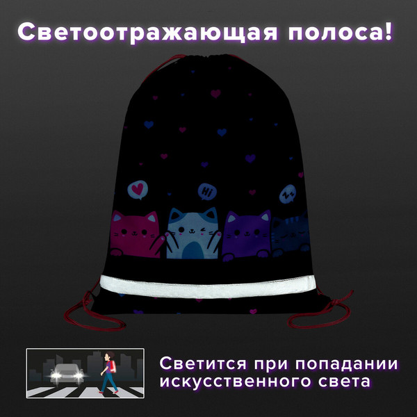 Изображение товара Мешок для обуви Brauberg Kids. Anti-Gravity / 273437