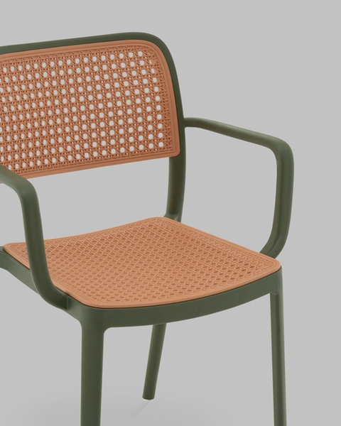 Изображение товара Стул Stool Group Yona с подлокотниками / PP-297 (зеленый)