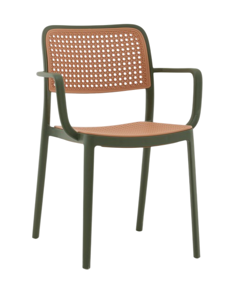 Изображение товара Стул Stool Group Yona с подлокотниками / PP-297 (зеленый)