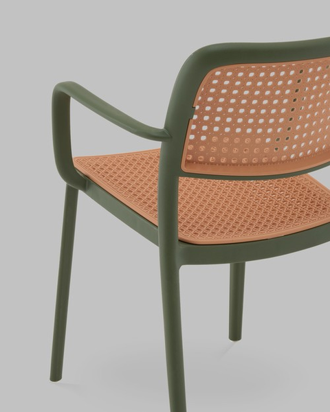 Изображение товара Стул Stool Group Yona с подлокотниками / PP-297 (зеленый)