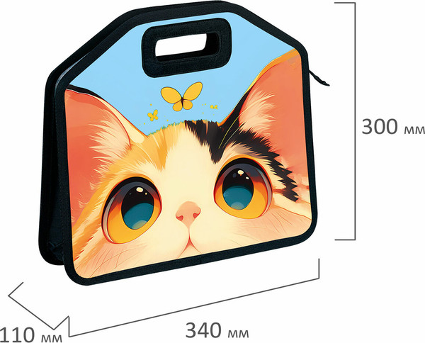 Изображение товара Папка-портфель Юнландия Cute Catcher / 273379