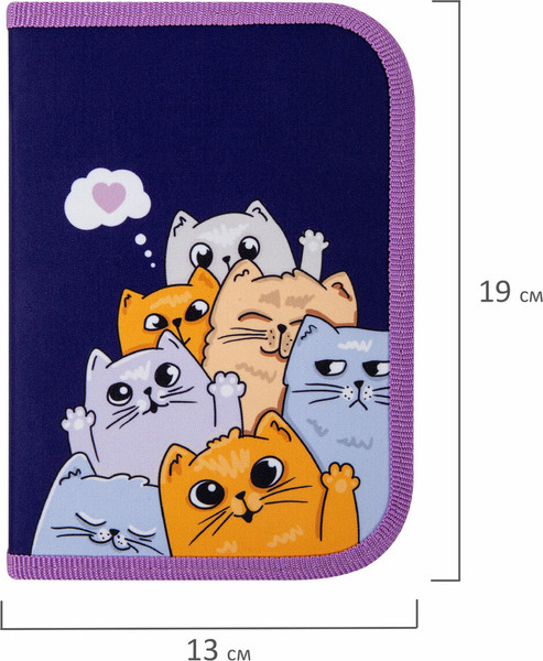 Изображение товара Пенал Пифагор Cats Greetings / 272291