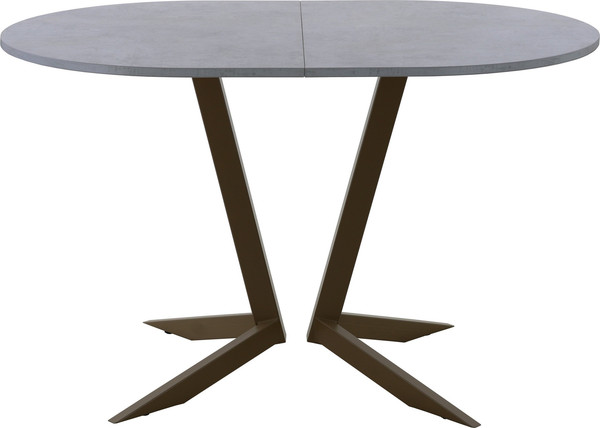 Изображение товара Обеденный стол AMC Elite Е19(1100) D3 (коричневый/бетон чикаго светло-серый)
