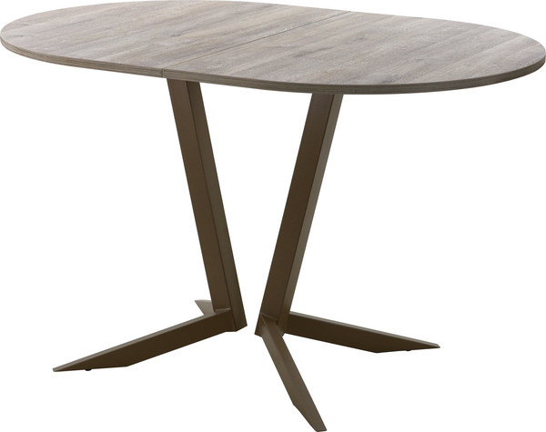 Изображение товара Обеденный стол AMC Elite Е19(1100) D3 (коричневый/дуб уайт-ривер песочно-бежевый)