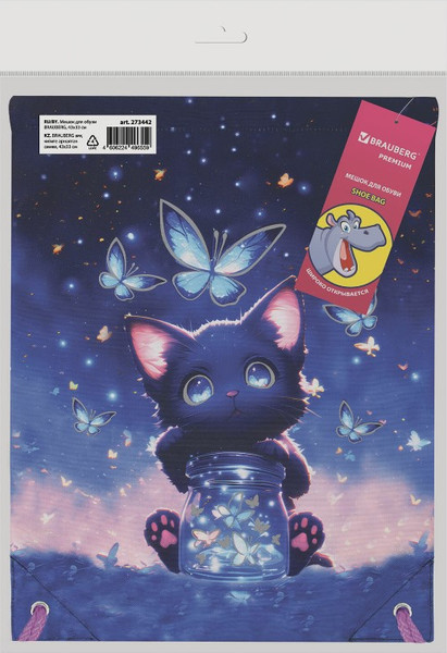 Изображение товара Мешок для обуви Brauberg Premium. Night Catcher / 273442