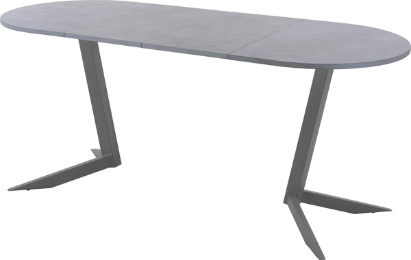 Изображение товара Обеденный стол AMC Elite Е19(1100) D3 (графит/бетон чикаго светло-серый)