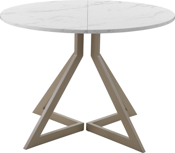 Изображение товара Обеденный стол AMC Elite Е20(900) D1 (капучино/мрамор кристалл)