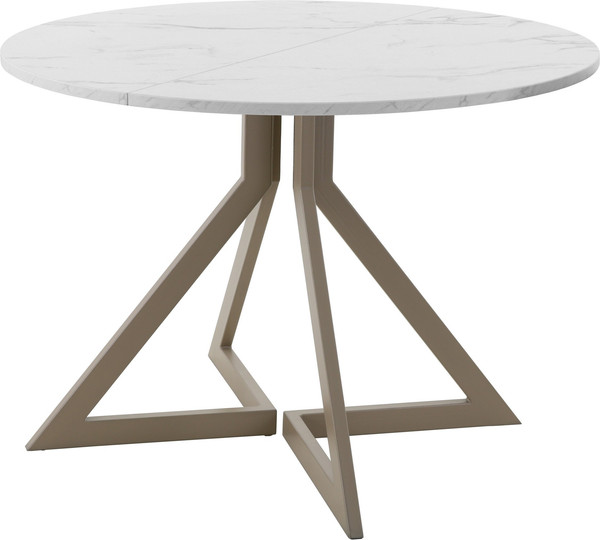 Изображение товара Обеденный стол AMC Elite Е20(900) D1 (капучино/мрамор кристалл)