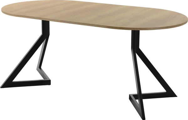 Изображение товара Обеденный стол AMC Elite Е20(800) D1 (черный/дуб небраска натур)
