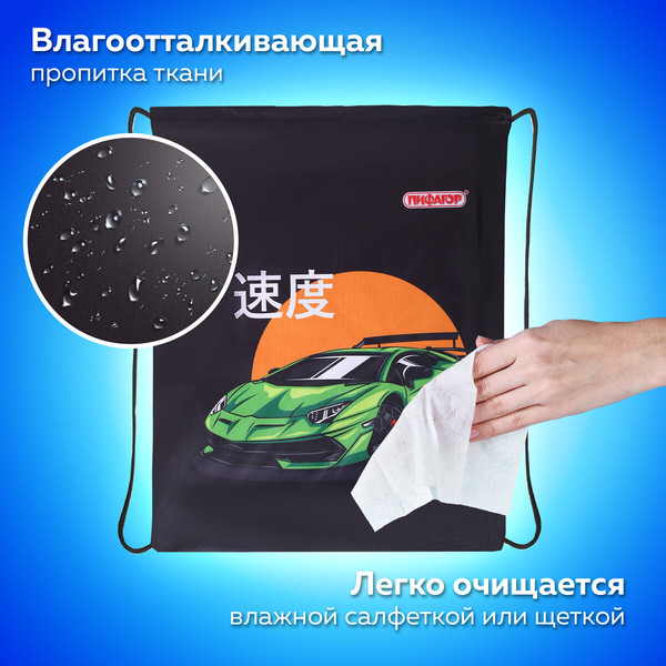 Изображение товара Мешок для обуви Пифагор Dive Into Drive / 272388