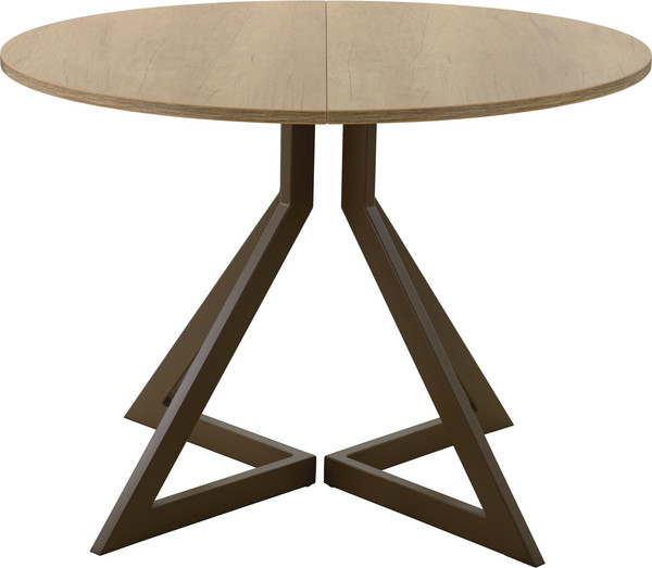 Изображение товара Обеденный стол AMC Elite Е20(800) D1 (коричневый/дуб небраска натур)