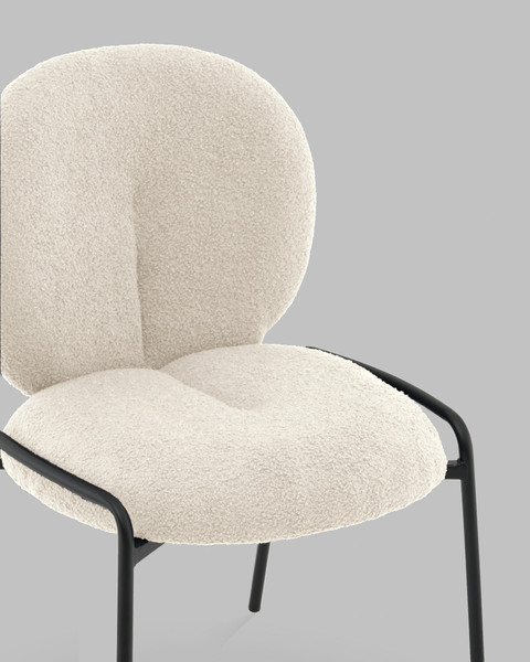 Изображение товара Стул Stool Group Моллек / AV 438-Fl01-9005 (букле молочный)