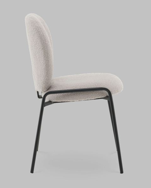 Изображение товара Стул Stool Group Моллек / AV 438-Fl81-9005 (букле светло-серый)