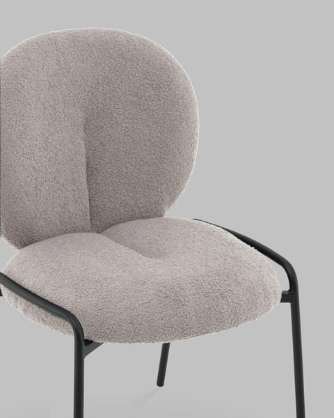 Изображение товара Стул Stool Group Моллек / AV 438-Fl81-9005 (букле светло-серый)