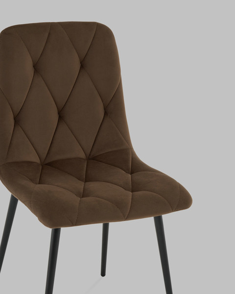 Изображение товара Стул Stool Group Одди Diamond / AV 443-Cch-KP3-9005 (велюр коричневый)