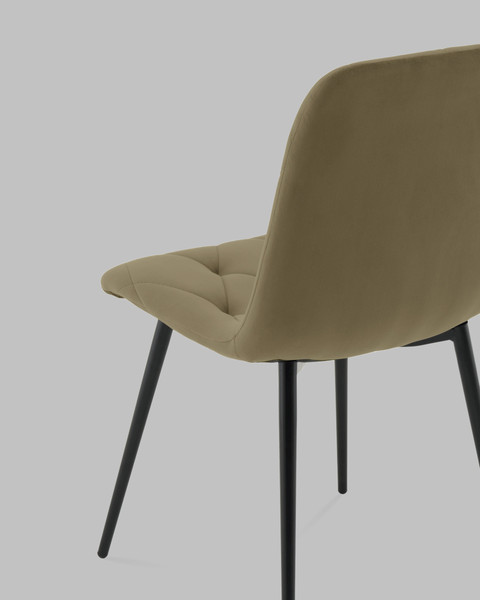 Изображение товара Стул Stool Group Одди Diamond / AV 443-Col-KP3-9005 (велюр пыльно-оливковый)