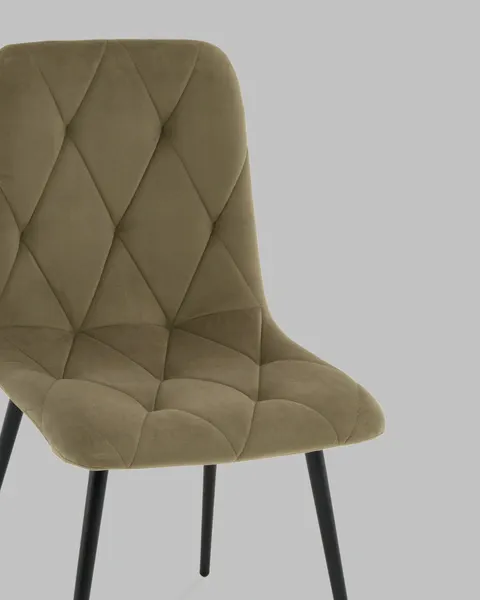 Изображение товара Стул Stool Group Одди Diamond / AV 443-Col-KP3-9005 (велюр пыльно-оливковый)