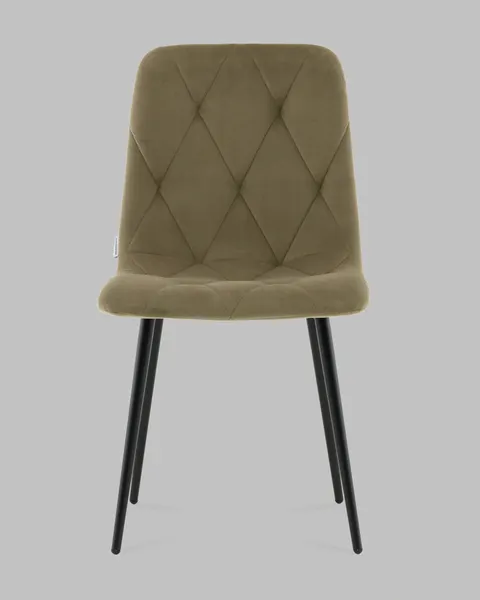 Изображение товара Стул Stool Group Одди Diamond / AV 443-Col-KP3-9005 (велюр пыльно-оливковый)