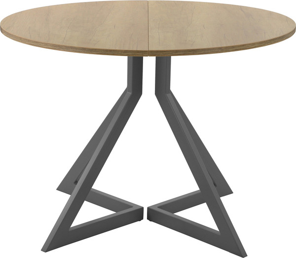 Изображение товара Обеденный стол AMC Elite Е20(800) D1 (графит/дуб небраска натур)