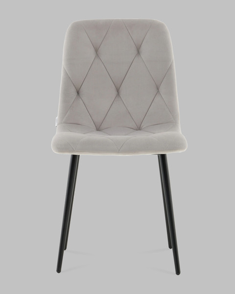 Изображение товара Стул Stool Group Одди Diamond / AV 443-Csil-KP3-9005 (велюр светло-серый)