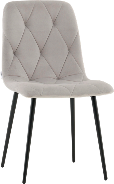 Изображение товара Стул Stool Group Одди Diamond / AV 443-Csil-KP3-9005 (велюр светло-серый)