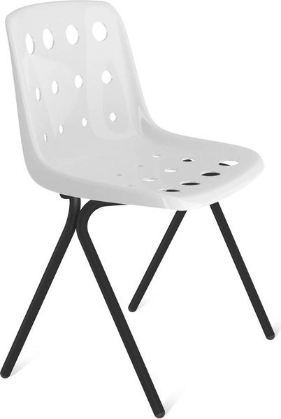 Изображение товара Стул офисный Sheffilton SHT-ST56/S186-1 (белый/черный муар)
