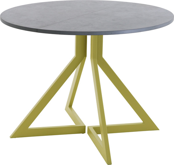 Изображение товара Обеденный стол AMC Elite Е20(800) D1 (золото/бетон чикаго светло-серый)