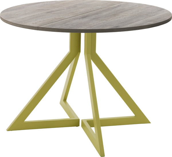 Изображение товара Обеденный стол AMC Elite Е20(800) D1 (золото/дуб уайт-ривер песочно-бежевый)