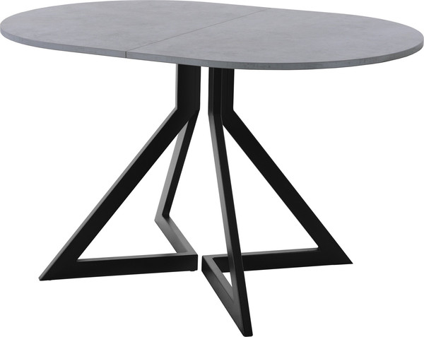 Изображение товара Обеденный стол AMC Elite Е20(1200) D3 (черный/бетон чикаго светло-серый)