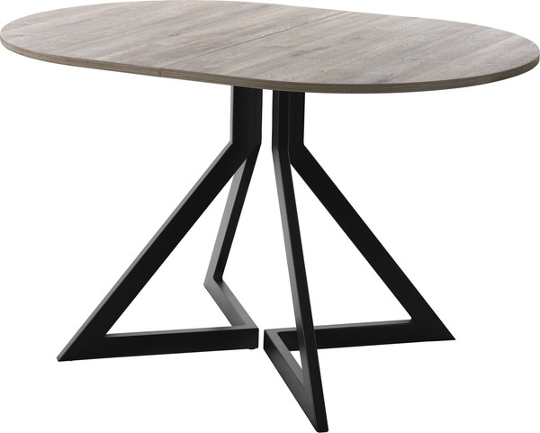 Изображение товара Обеденный стол AMC Elite Е20(1200) D3 (черный/дуб уайт-ривер песочно-бежевый)