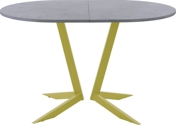 Изображение товара Обеденный стол AMC Elite Е19(1100) D3 (золото/бетон чикаго светло-серый)