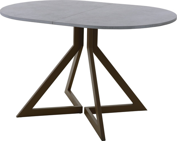 Изображение товара Обеденный стол AMC Elite Е20(1200) D3 (коричневый/бетон чикаго светло-серый)