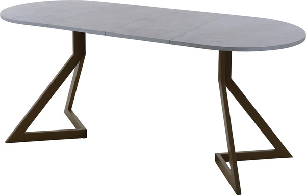 Изображение товара Обеденный стол AMC Elite Е20(1200) D3 (коричневый/бетон чикаго светло-серый)