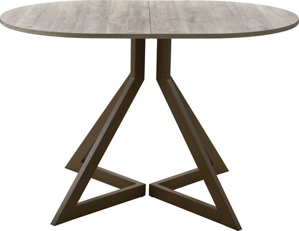 Изображение товара Обеденный стол AMC Elite Е20(1200) D3 (коричневый/дуб уайт-ривер песочно-бежевый)