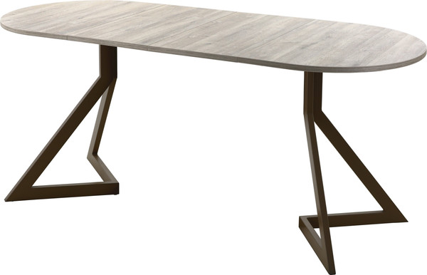 Изображение товара Обеденный стол AMC Elite Е20(1200) D3 (коричневый/дуб уайт-ривер песочно-бежевый)