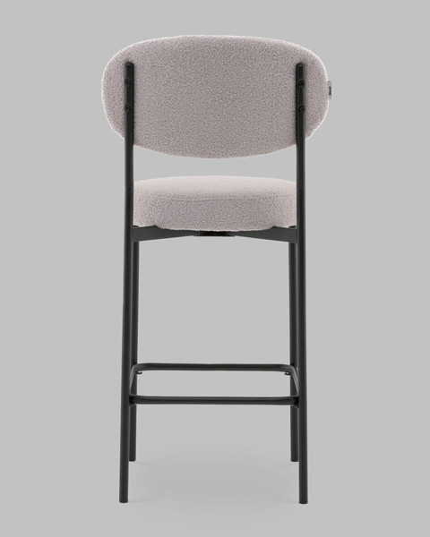 Изображение товара Стул барный Stool Group Бриф DD / AV 477-F81-9005 PP (букле светло-серый)