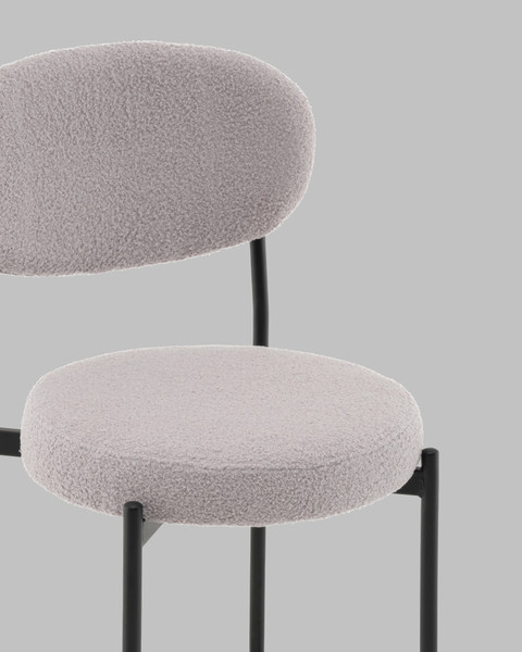 Изображение товара Стул барный Stool Group Бриф DD / AV 477-F81-9005 PP (букле светло-серый)