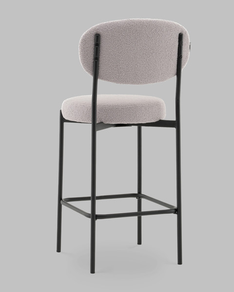 Изображение товара Стул барный Stool Group Бриф DD / AV 477-F81-9005 PP (букле светло-серый)