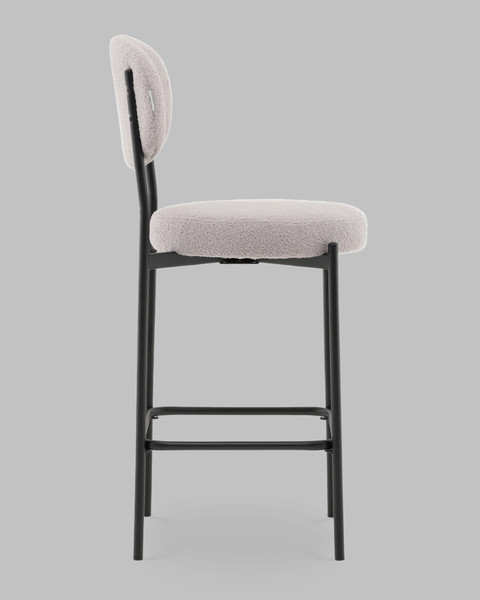 Изображение товара Стул барный Stool Group Бриф DD / AV 477-F81-9005 PP (букле светло-серый)