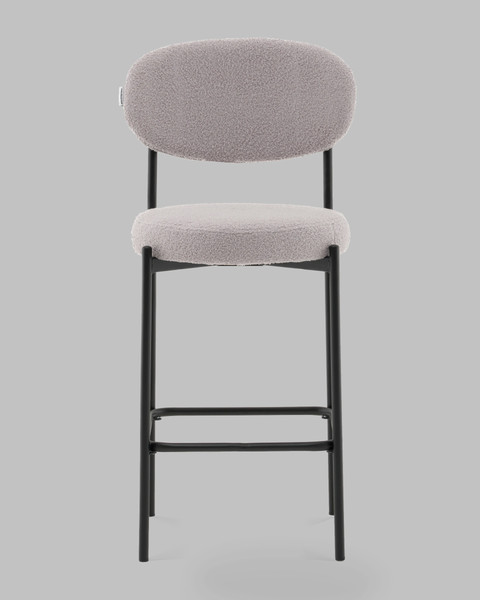 Изображение товара Стул барный Stool Group Бриф DD / AV 477-F81-9005 PP (букле светло-серый)