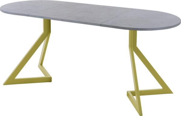 Изображение товара Обеденный стол AMC Elite Е20(1200) D3 (золото/бетон чикаго светло-серый)