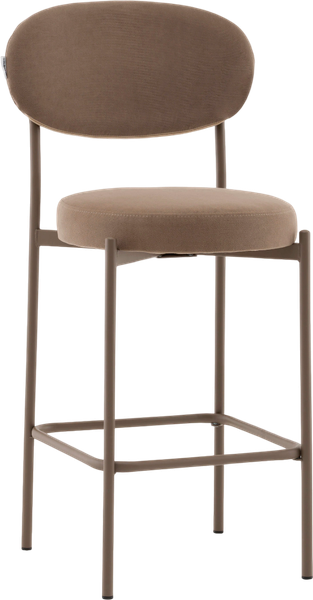 Изображение товара Стул барный Stool Group Бриф DD / AV 477-C31-7006T PP (велюр капучино/капучино муар)