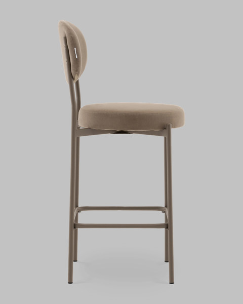 Изображение товара Стул барный Stool Group Бриф DD / AV 477-C31-7006T PP (велюр капучино/капучино муар)