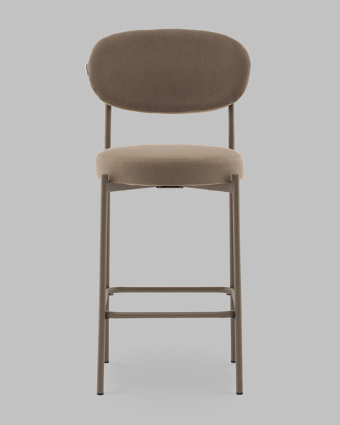 Изображение товара Стул барный Stool Group Бриф DD / AV 477-C31-7006T PP (велюр капучино/капучино муар)