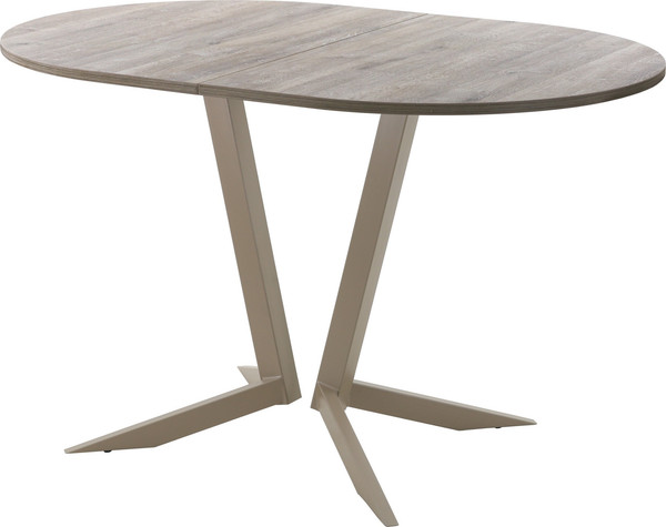 Изображение товара Обеденный стол AMC Elite Е19(1100) D3 (капучино/дуб уайт-ривер песочно-бежевый)