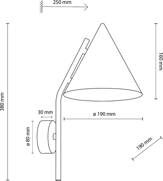 Изображение товара Бра TK Lighting Cono 11088 (коричневый)
