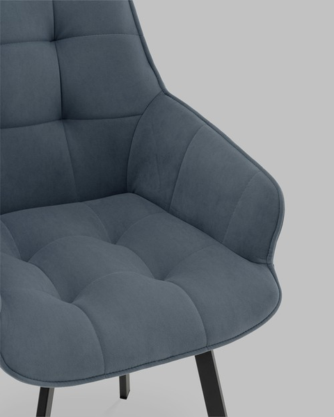 Изображение товара Стул Stool Group Амальри / TG-amalri-B08 (велюр серо-синий)