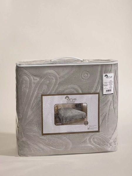 Изображение товара Покрывало Arya Greta 150x200 / 8680943257901 (светло-серый)